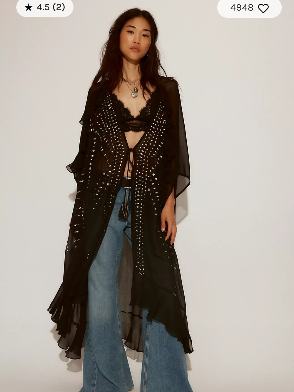 Free People So Billie Studded Duster